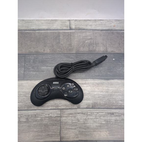Sega Genesis 3 Button Controller Black 1650 - Picture 2 of 9